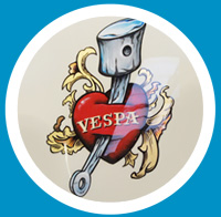 Vespa Heart Scooter (106)